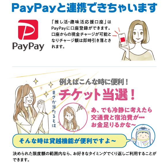 PayPayと連携できちゃいます
